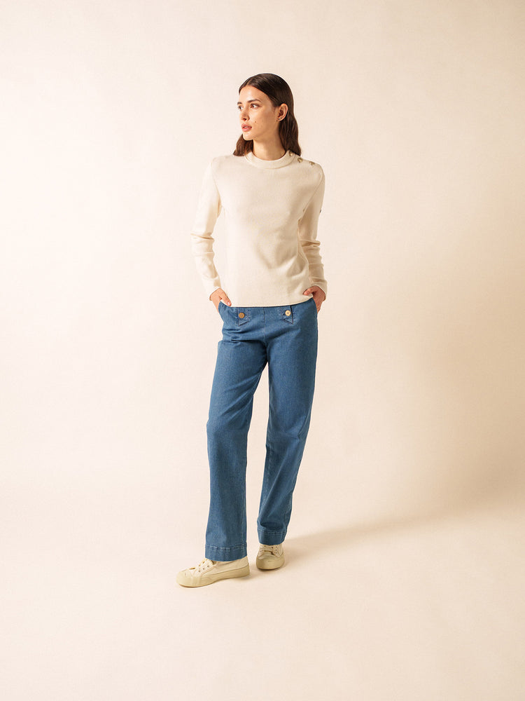 Pull marin Brégançon cachemire