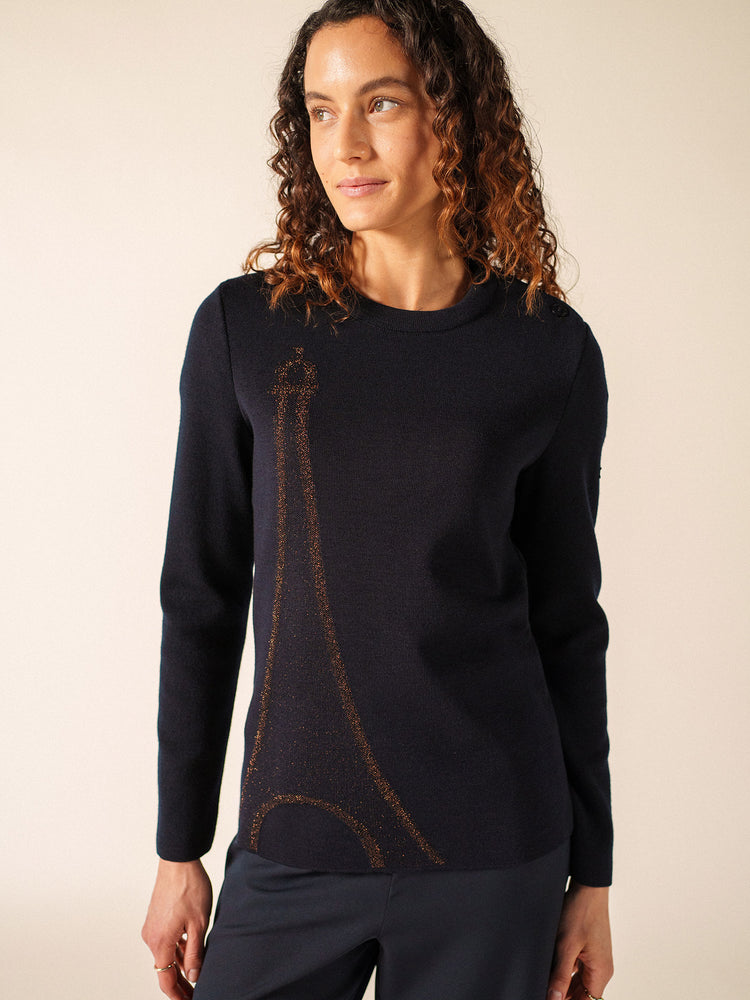 Pull Brégançon x La tour Eiffel